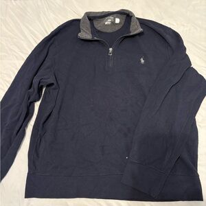 Polo Ralph Lauren Navy and Gray Pullover